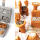 Image for article titled Miniature Furniture Waffle Mold: Ken and Barbie Better Hit the Malibu Dream Gym